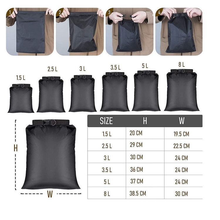 Waterproof Dry Bag Set